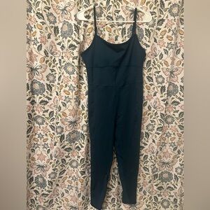 SO Sporty Seamed Long Uni Navy Blue Jumpsuit